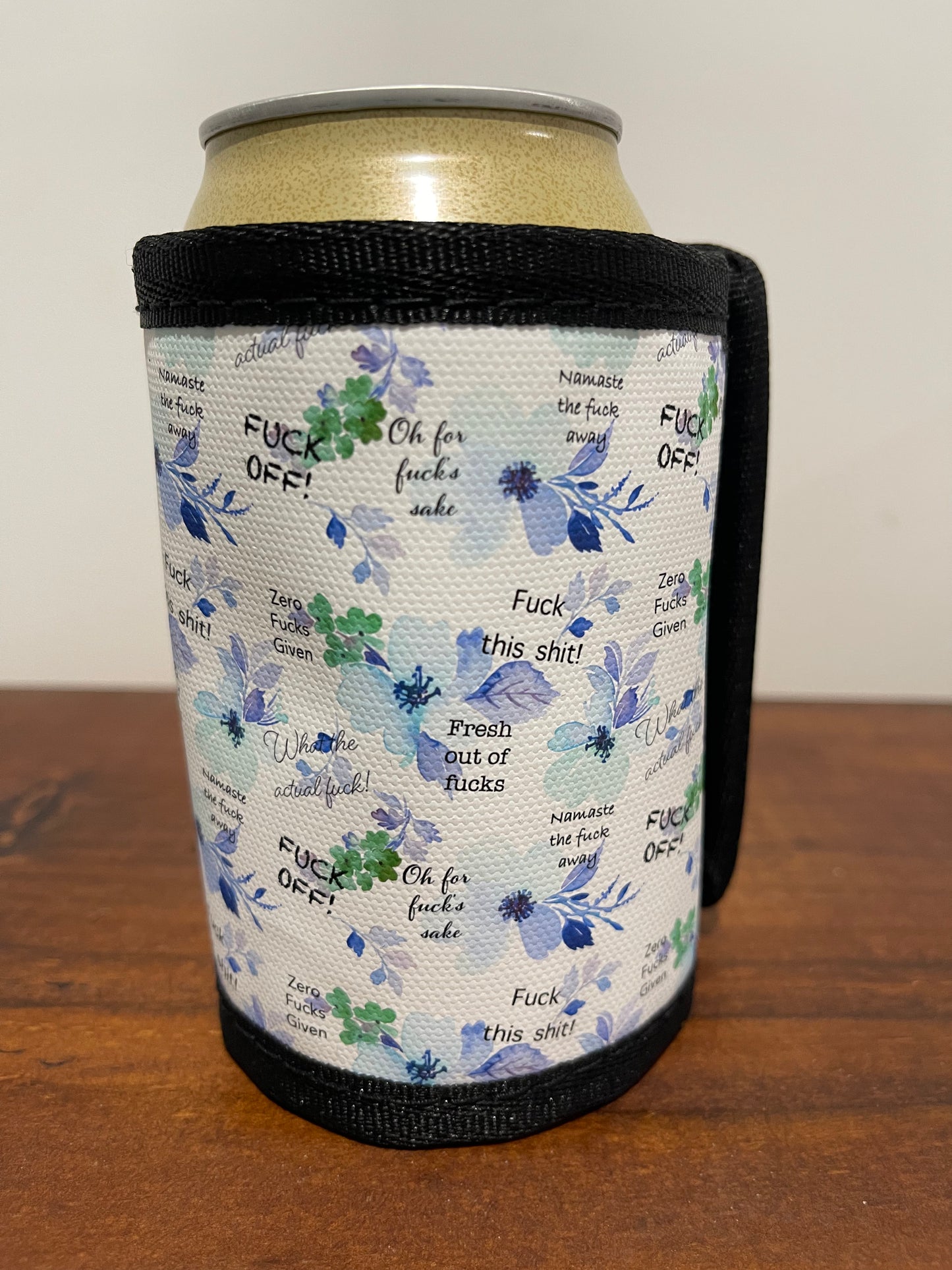 Vinyl Stubby Holder - Fresh out of fucks