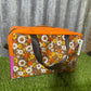 Ready made Large Toiletry Bag - Retro floral