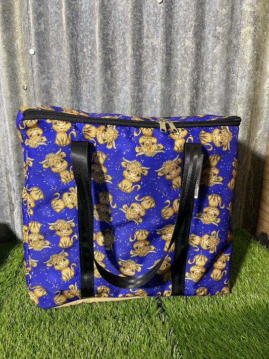 Ready made insulated cooler bag - Highland cows