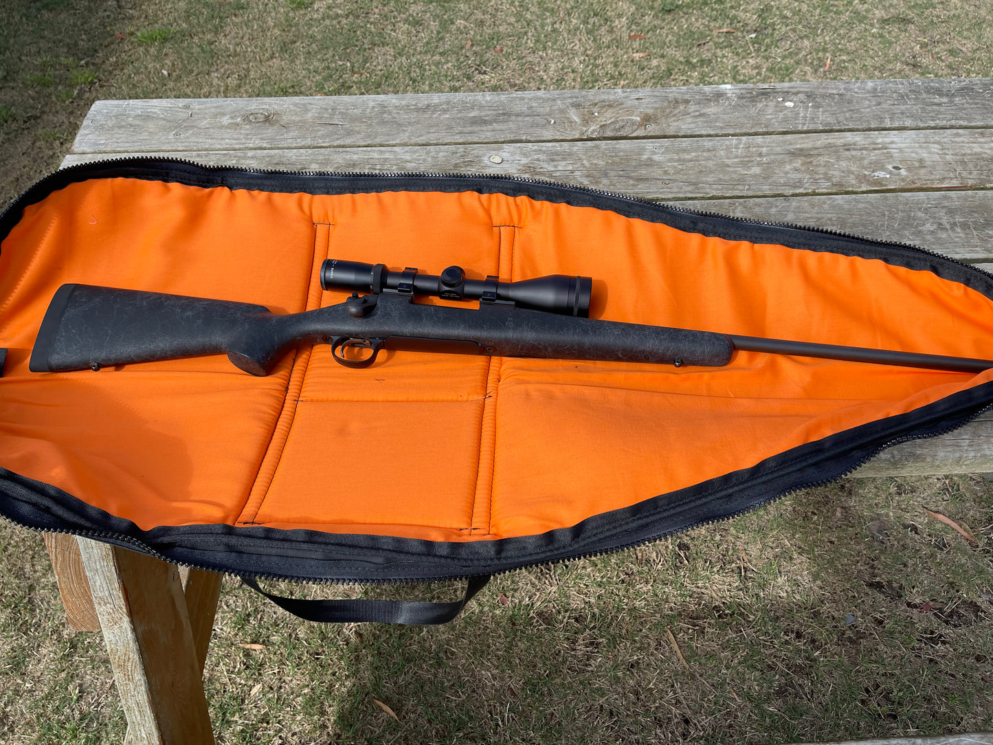 Canvas Gun Bag - harvest moon camo