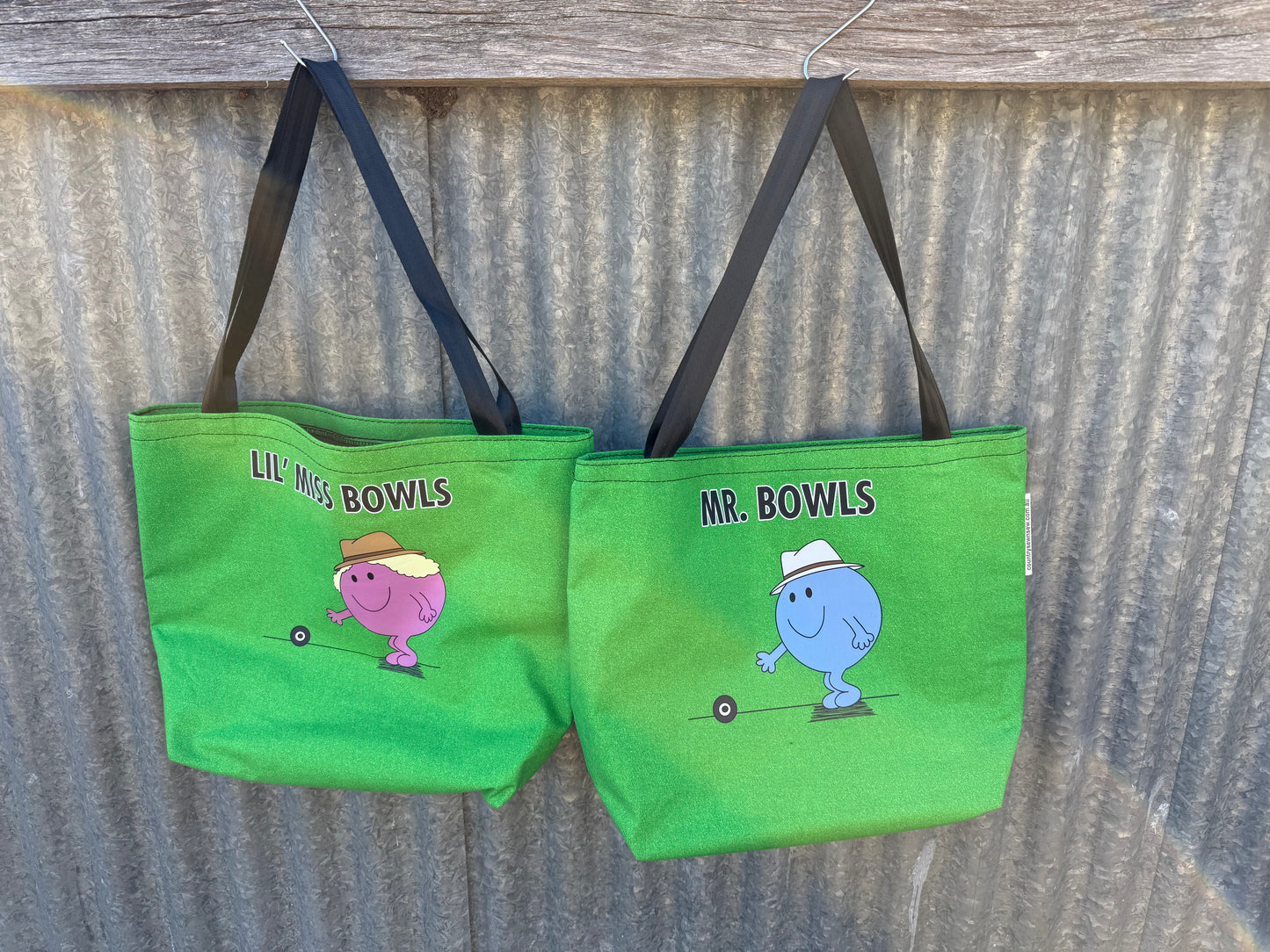 Fabric Shopping bag -(Ready Made) - lawn bowls mr bowls