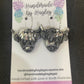 Earrings - Highland Cow Black and Silver