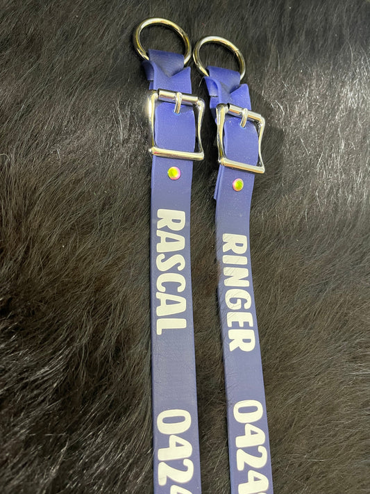 Teal -  PVC Dog Collar