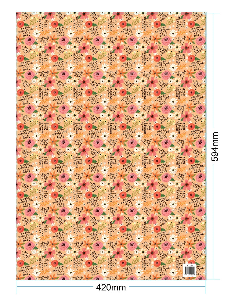 Christmas wrapping paper - sweary