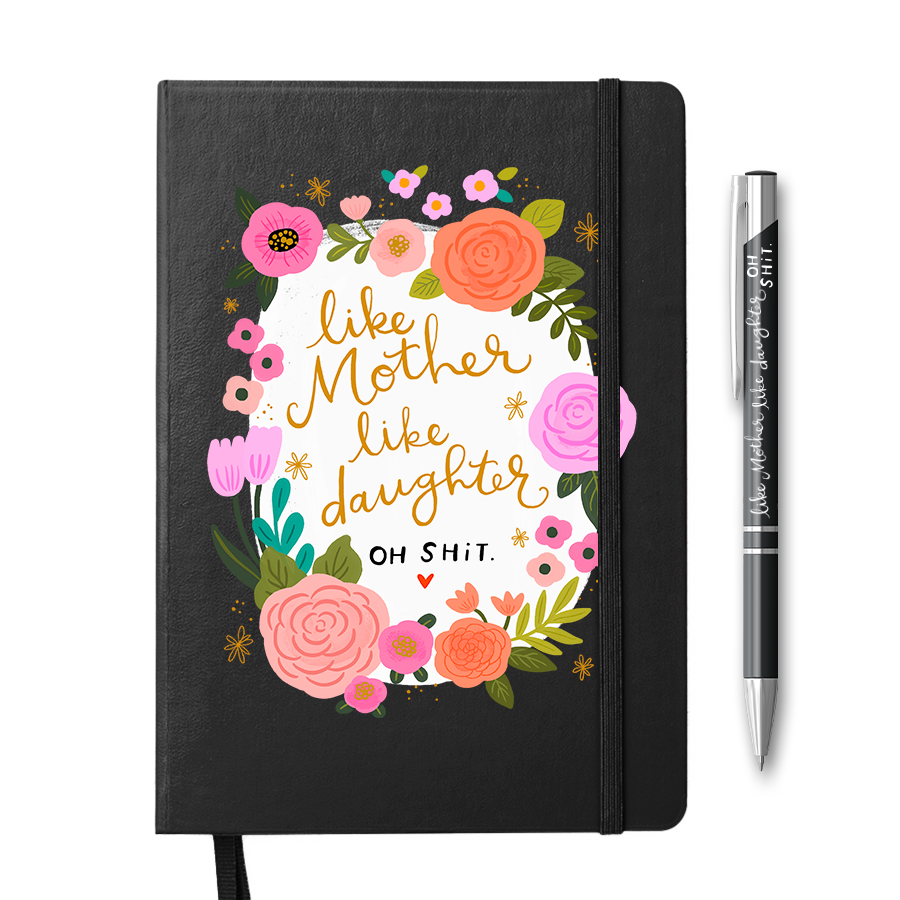 Notebook, Swear - Like Mother, Like Daughter Stationery Pack