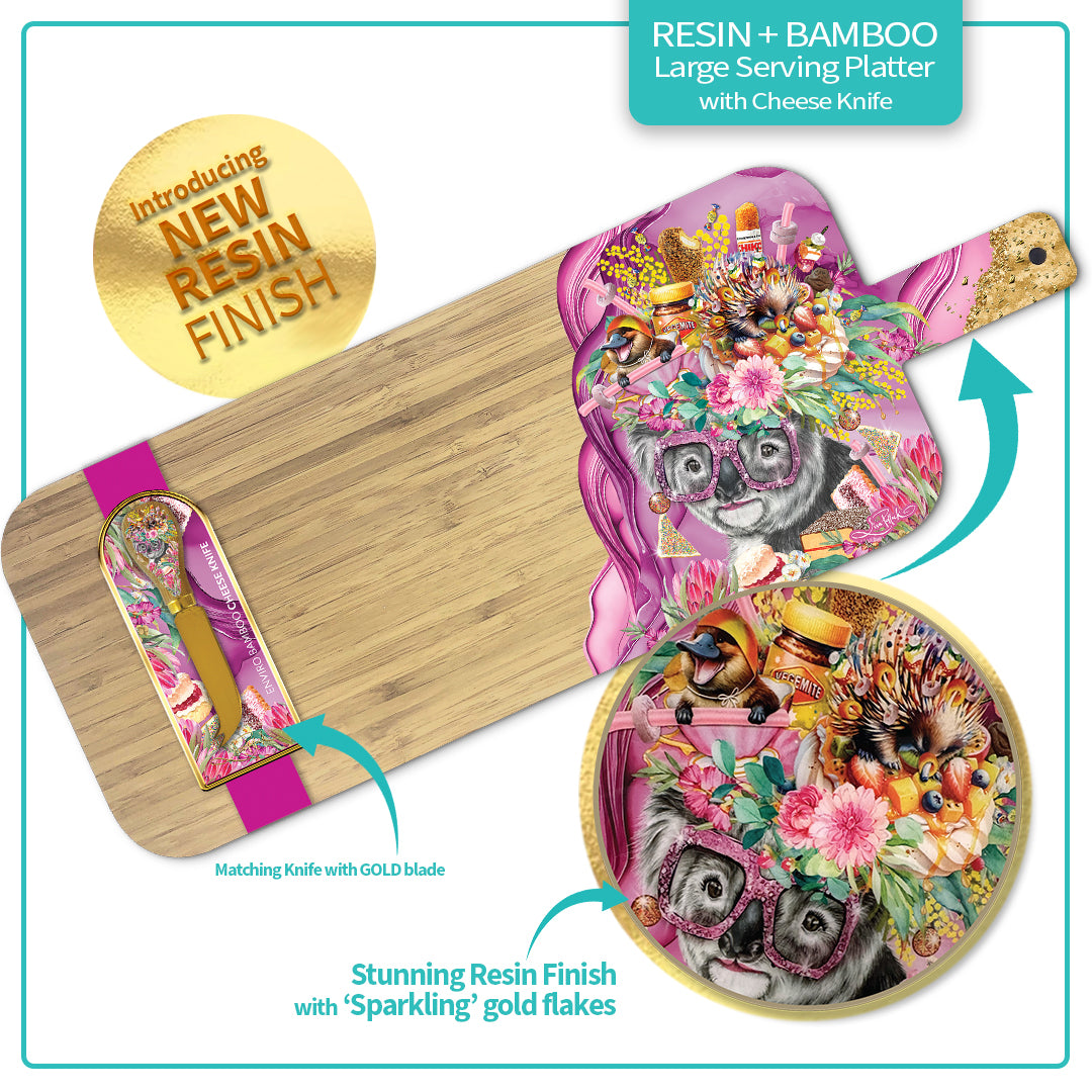 Lisa Pollock Bamboo Grazing Board - Koala