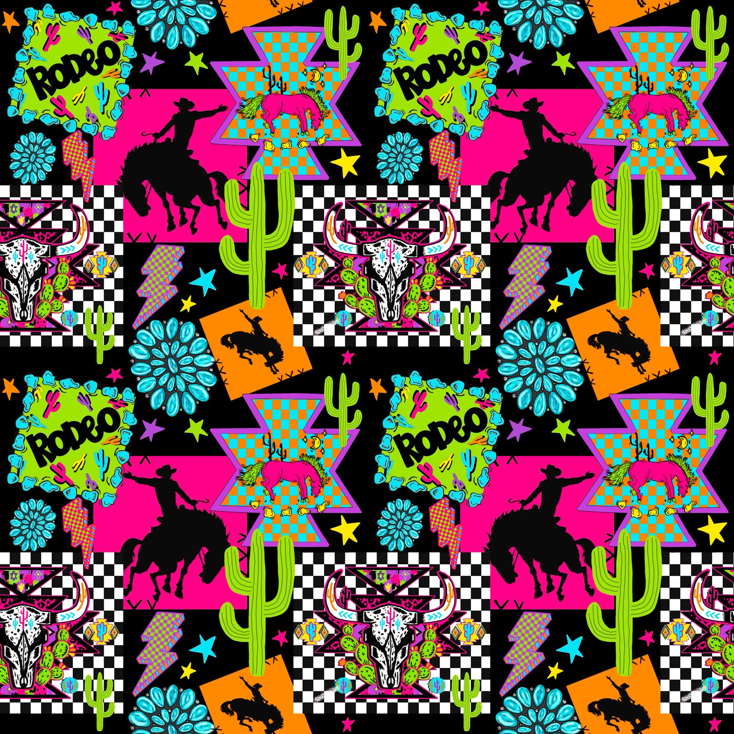 Pre Order Swag Blanket - Western neon