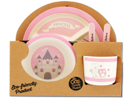 Kids Dinner set Bamboo - Princess