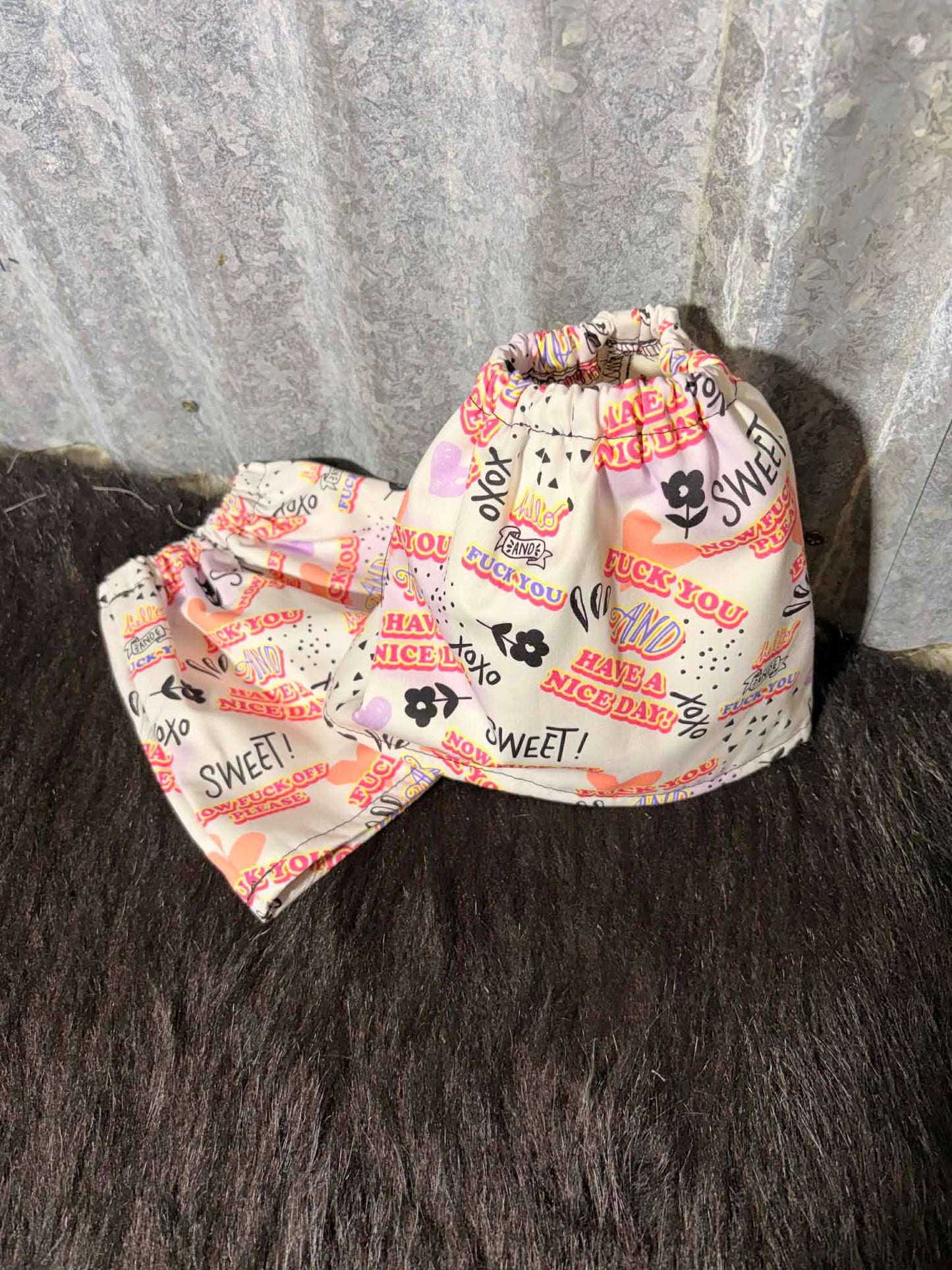 Fabric sock savers- FU and have a nice day!