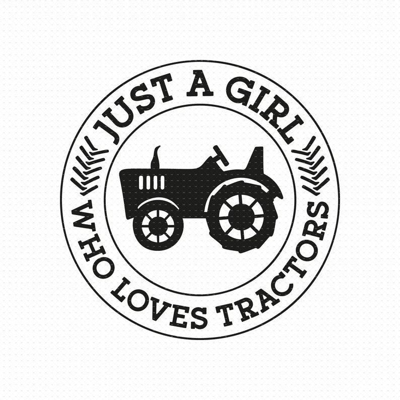 Kids T shirt - Just a girl who loves Tractors