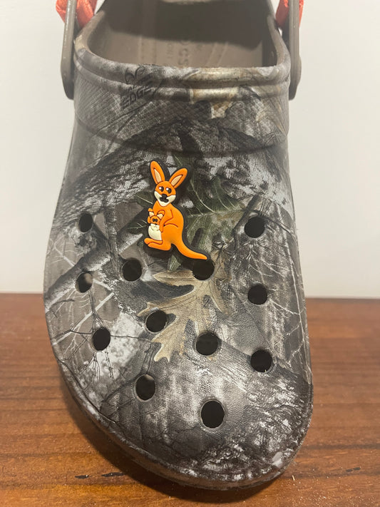 Croc Charm - kangaroo