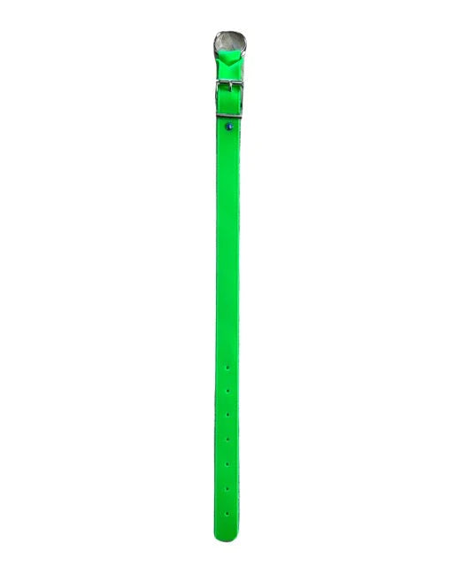 Fluro Green -  PVC Dog Collar
