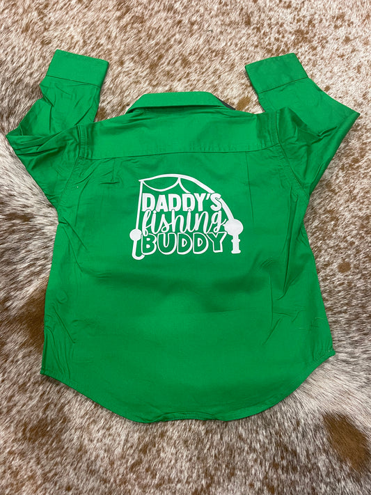 Kids Pilbara Shirt - Daddy’s fishing buddy