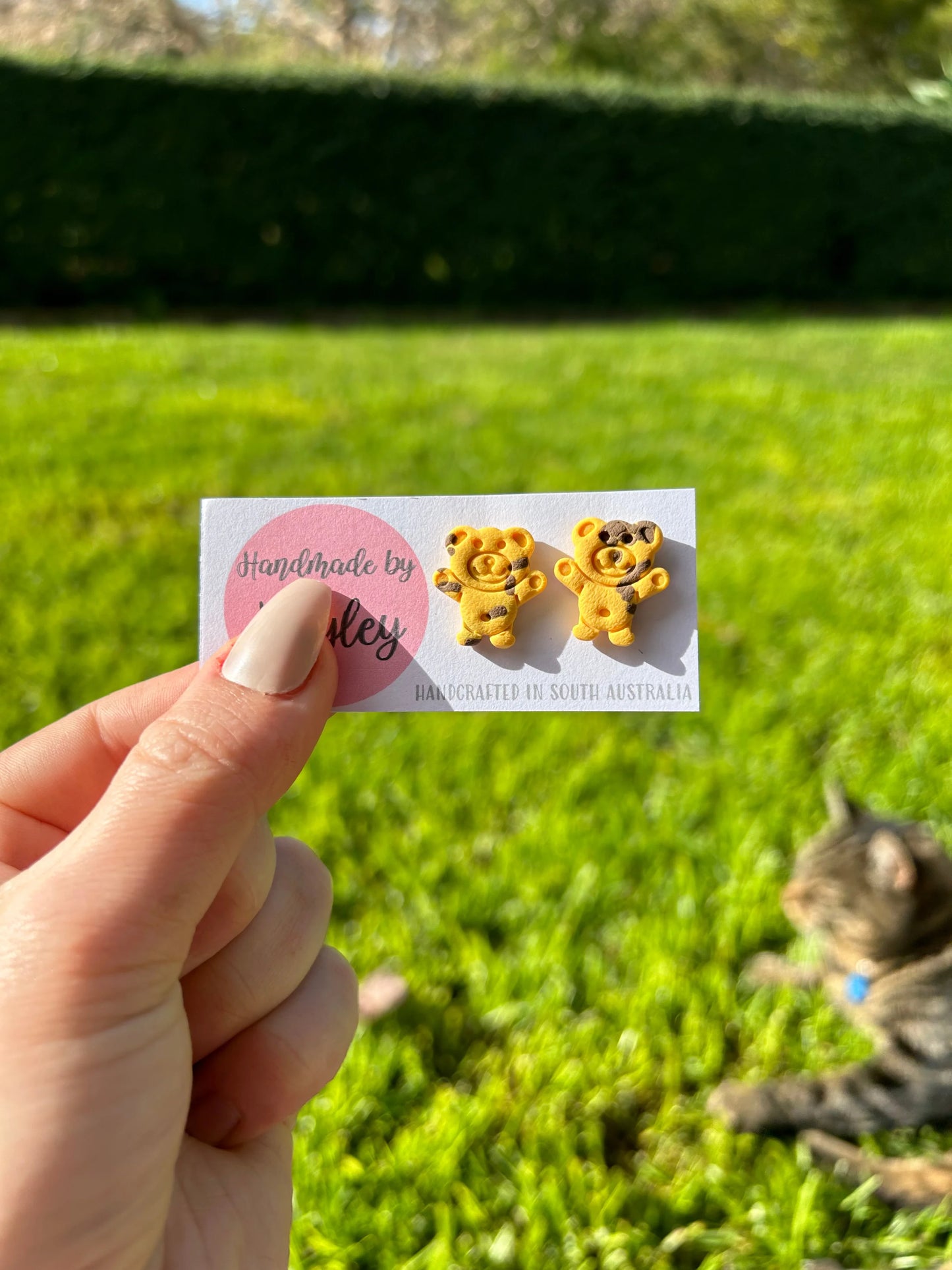 Earrings - Tiny Teddy