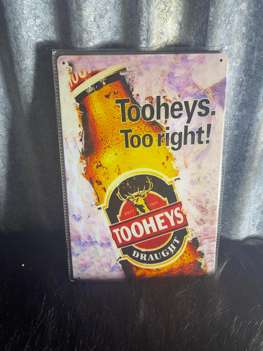 Tin Sign - Tooheys