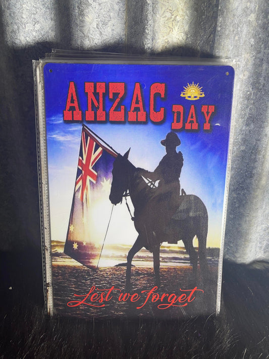 Tin Sign - Anzac Day