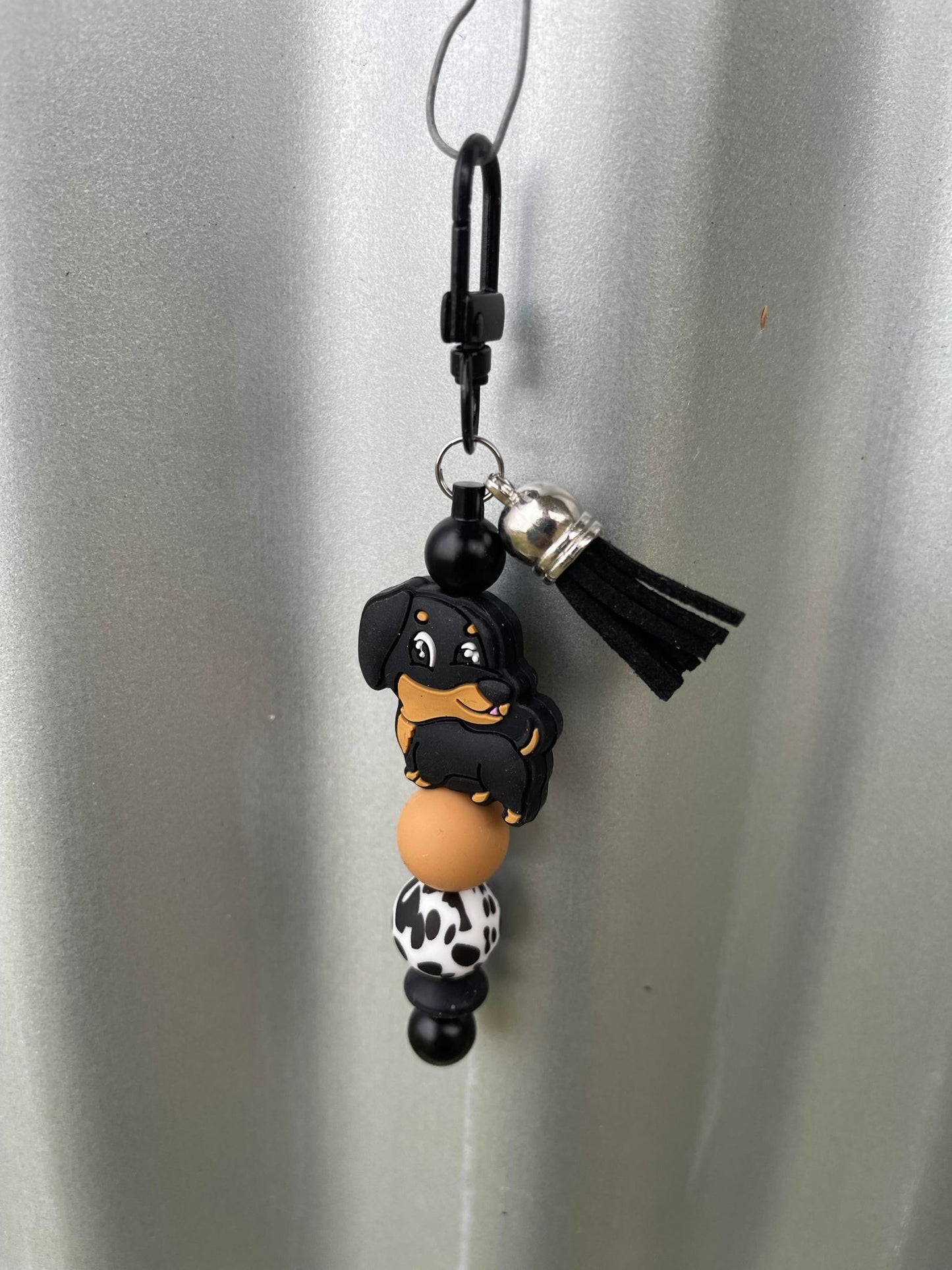 Keyring, beaded - Dashy Dog