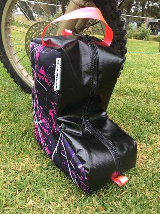 Kids Camo Motorbike Boot Bag