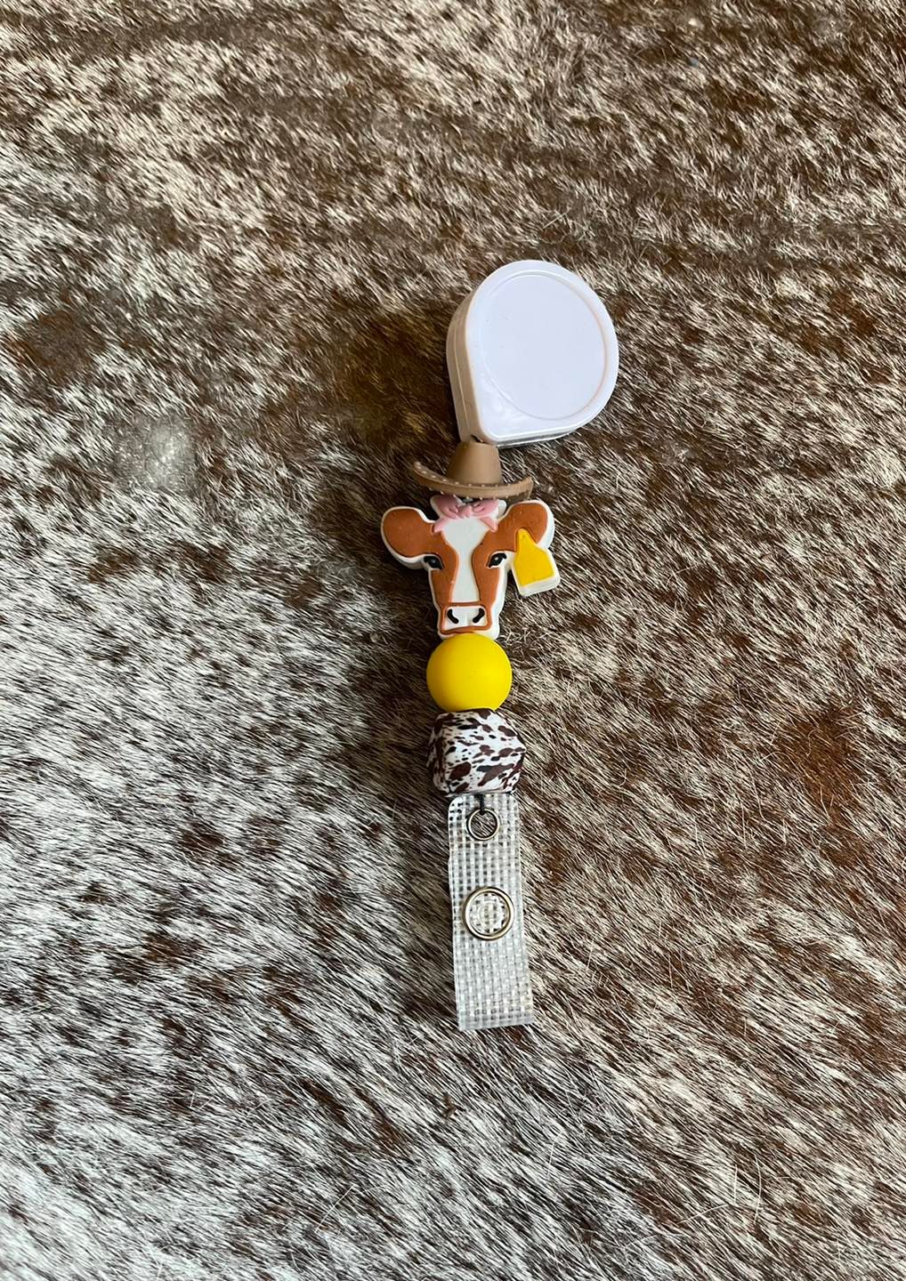 Dairy queen Retractable beaded Lanyard