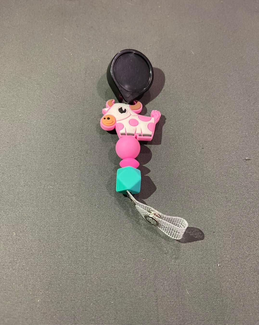 Freda girl Retractable beaded Lanyard