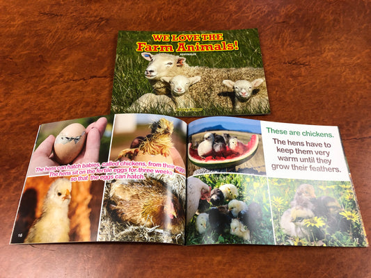 We love the farm Animals