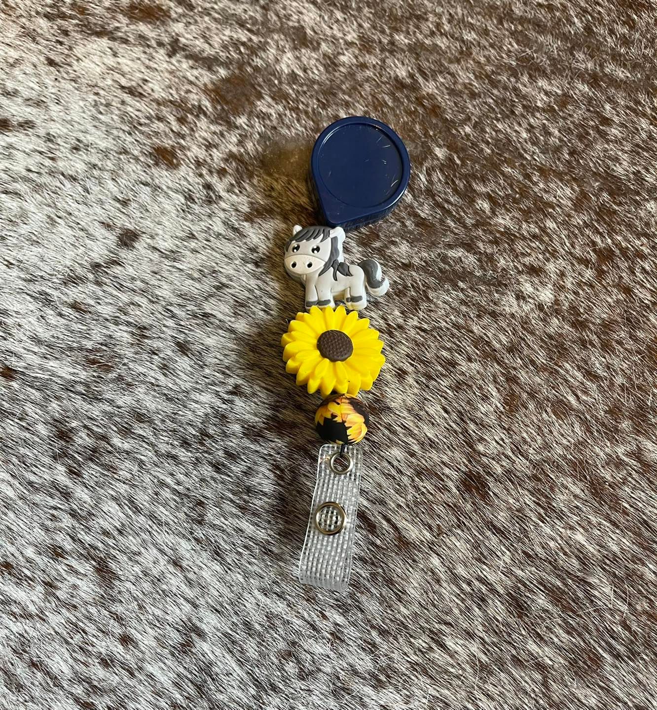 Mum Life Retractable beaded Lanyard