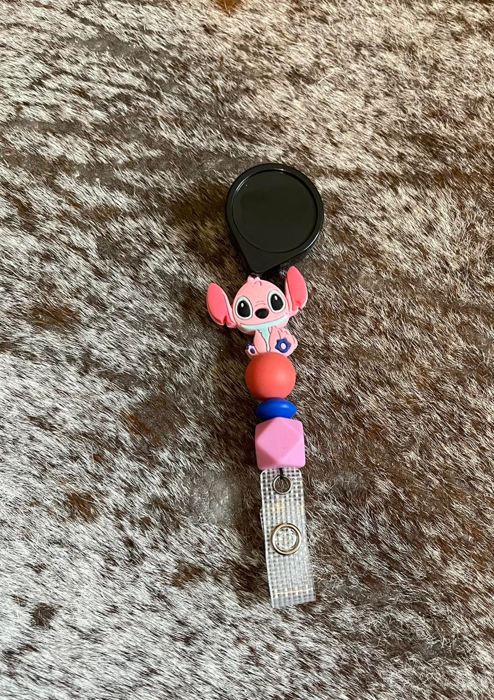 Stitch me Retractable beaded Lanyard