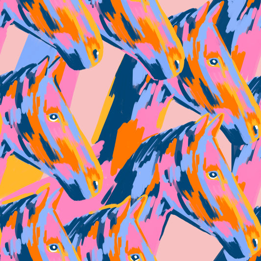 Pre Order Swag Blanket - Neon Horses
