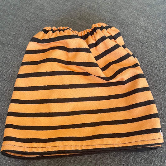 Fabric sock savers - Orange stripe