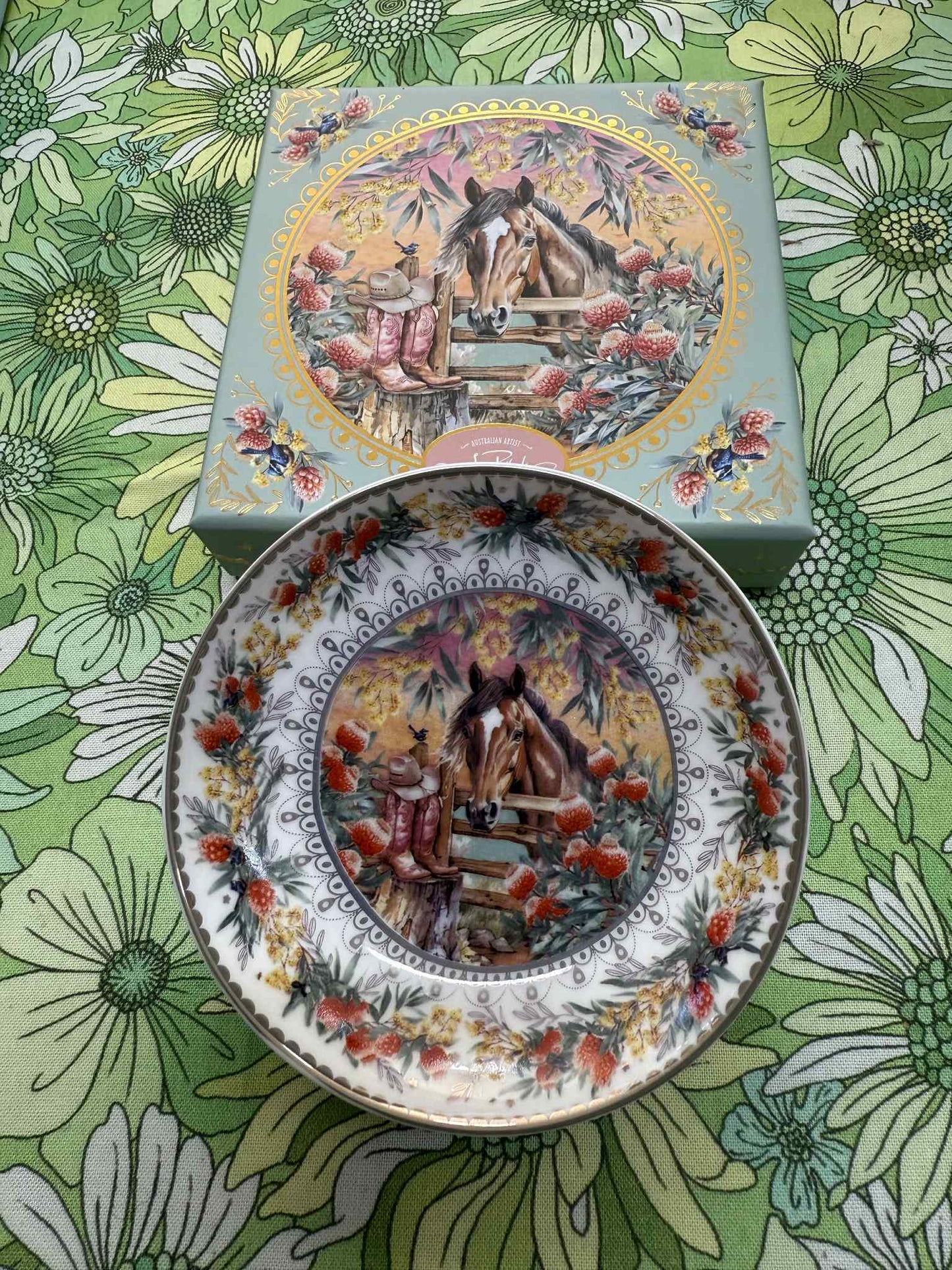 Trinket Dish, Ceramic - Country Dusk