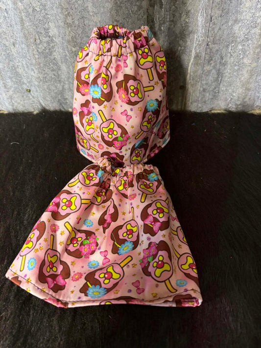 Fabric sock savers - Pink Bubble O Bill