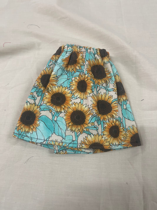 Fabric sock savers- sunflowers retro