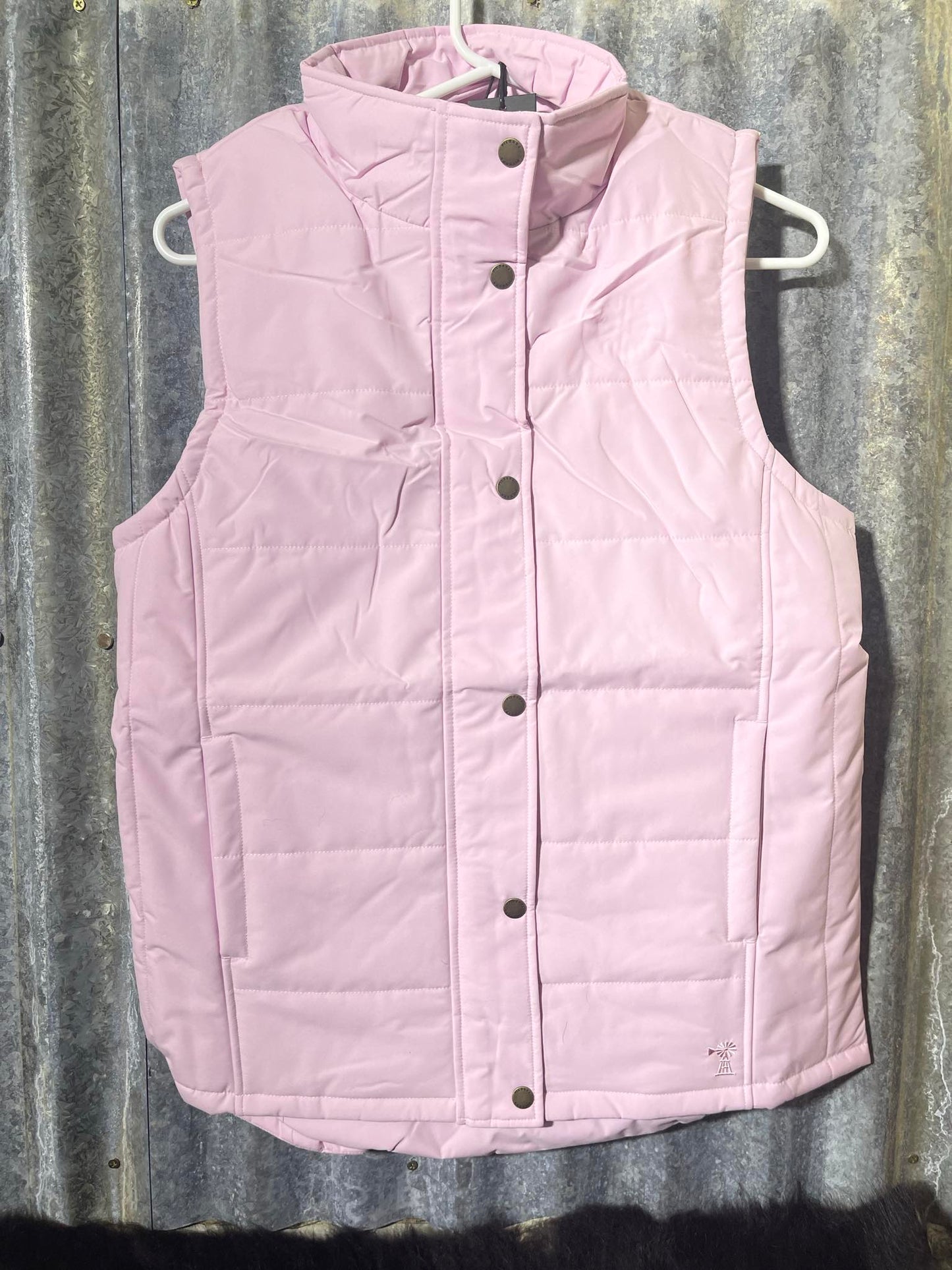 Pink Lands End Ladies Vests Lands'End ~Woman Size M (10-12)~ Rich