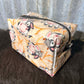 Box Toiletry Bag - Friesian cow cartoon
