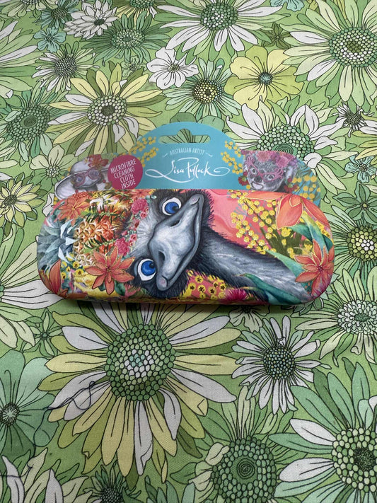 Lisa Pollock - Glasses case - Happy Emu