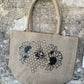 Market garden hessian Shopping bag - Bees