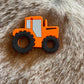 Silicone Teether - Orange Tractor