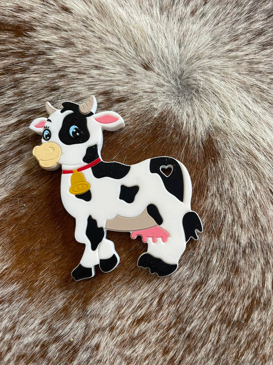 Silicone Teether - Cow