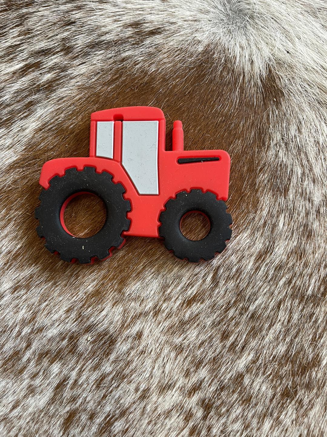 Silicone Teether - Red Tractor