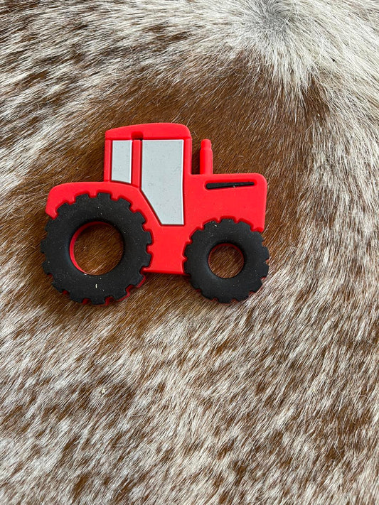 Silicone Teether - Red Tractor