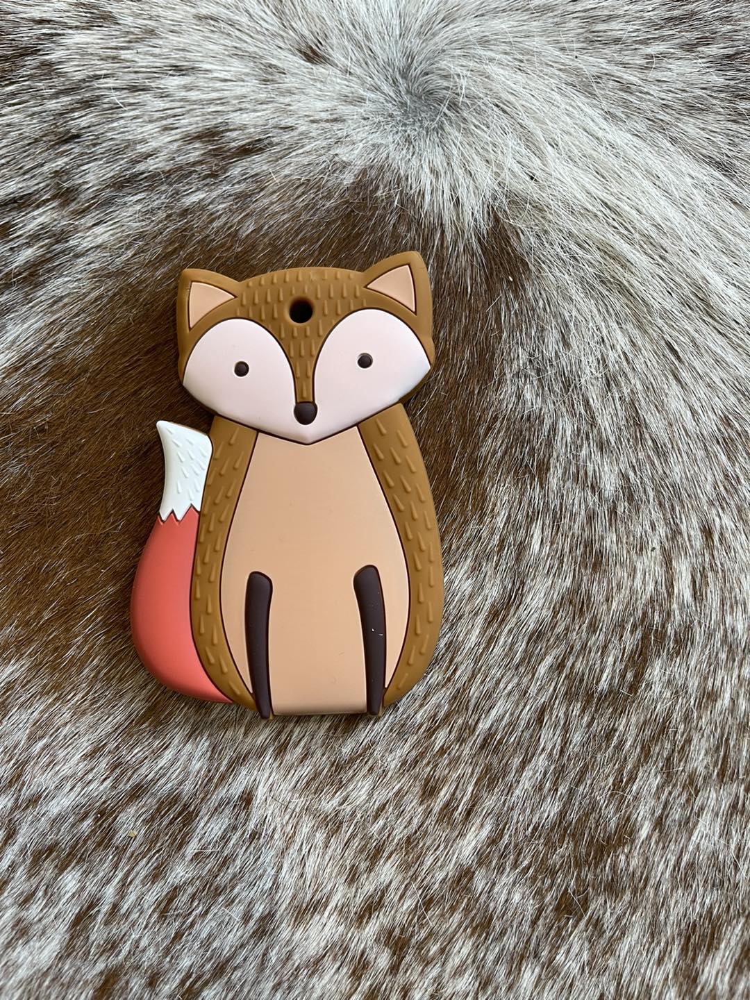 Silicone Teether - Brown Fox