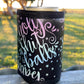 Vinyl Stubby Holder - Holy shit balls