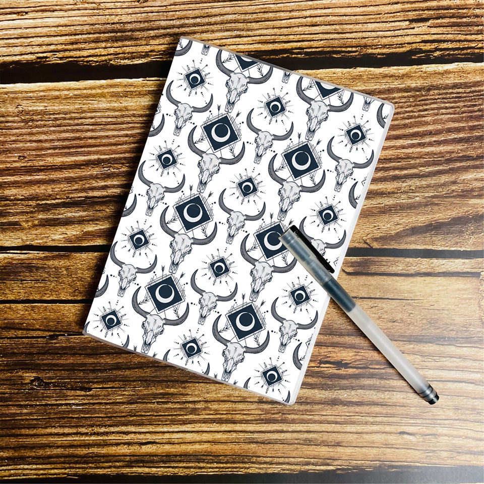 Western lined notebook - Skulls