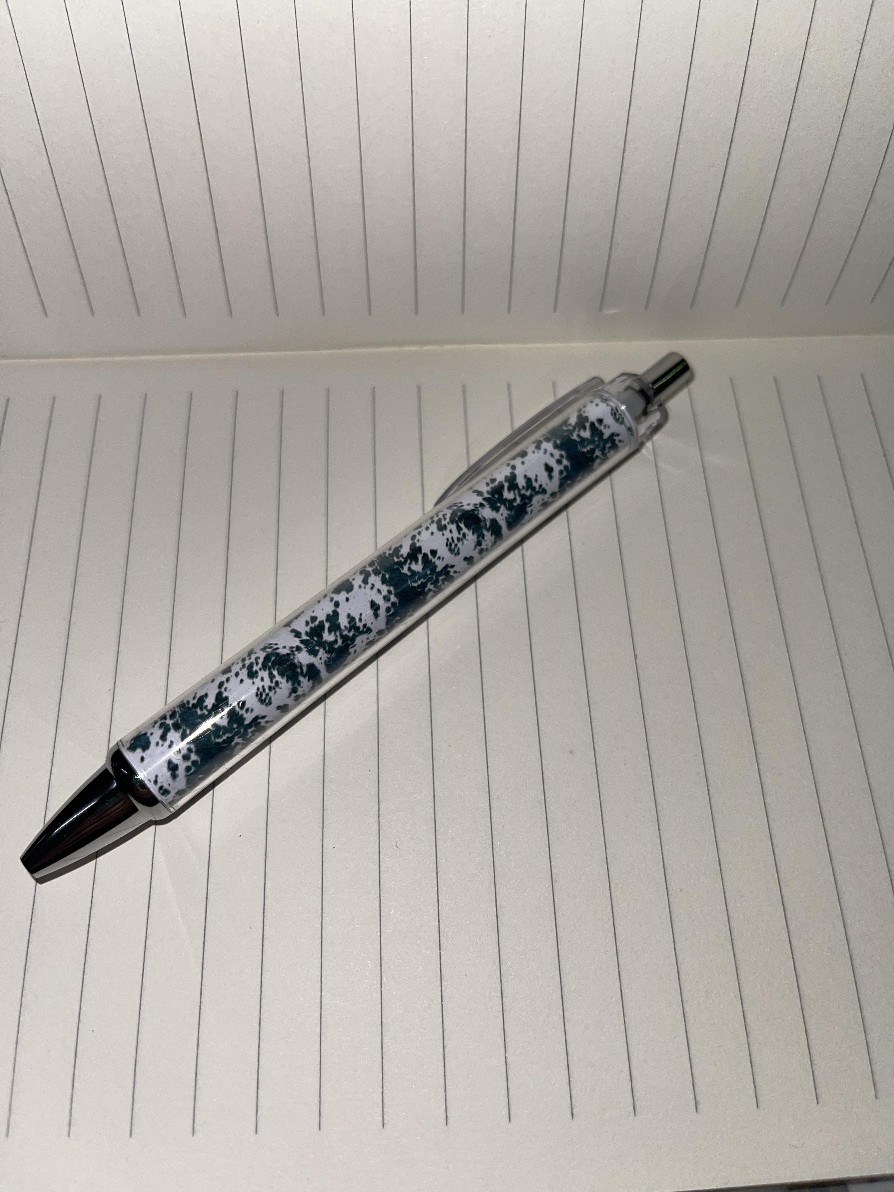 Pyro Pen Country Design Simple Western Ball Point pen - Cowhide – Country SewNSew