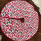 Christmas Tree Skirt - red utes