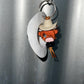 Cowboy hat keyring with Bead - Highland cow