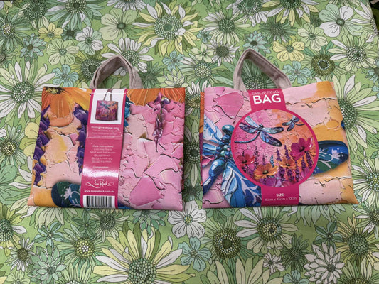 Lisa pollock shopping bag - Playful Dragonfly