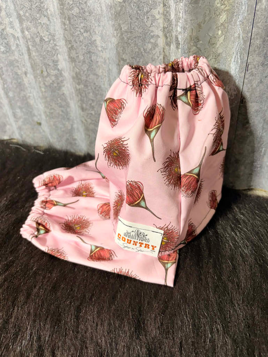 Fabric sock savers- Pink flowering gum