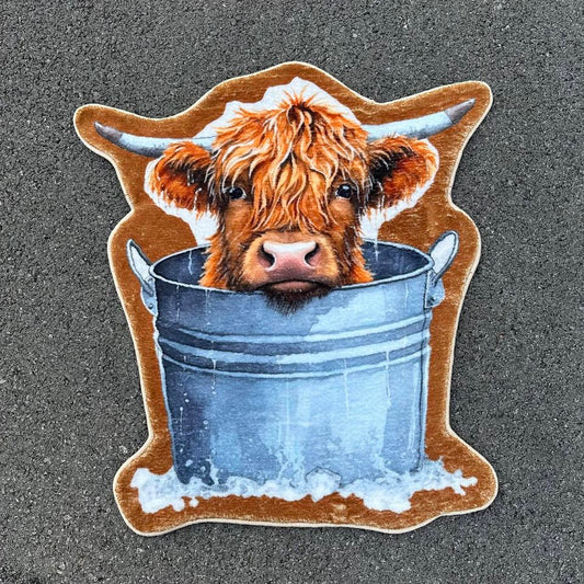 Bath Mat - Highland cow 3