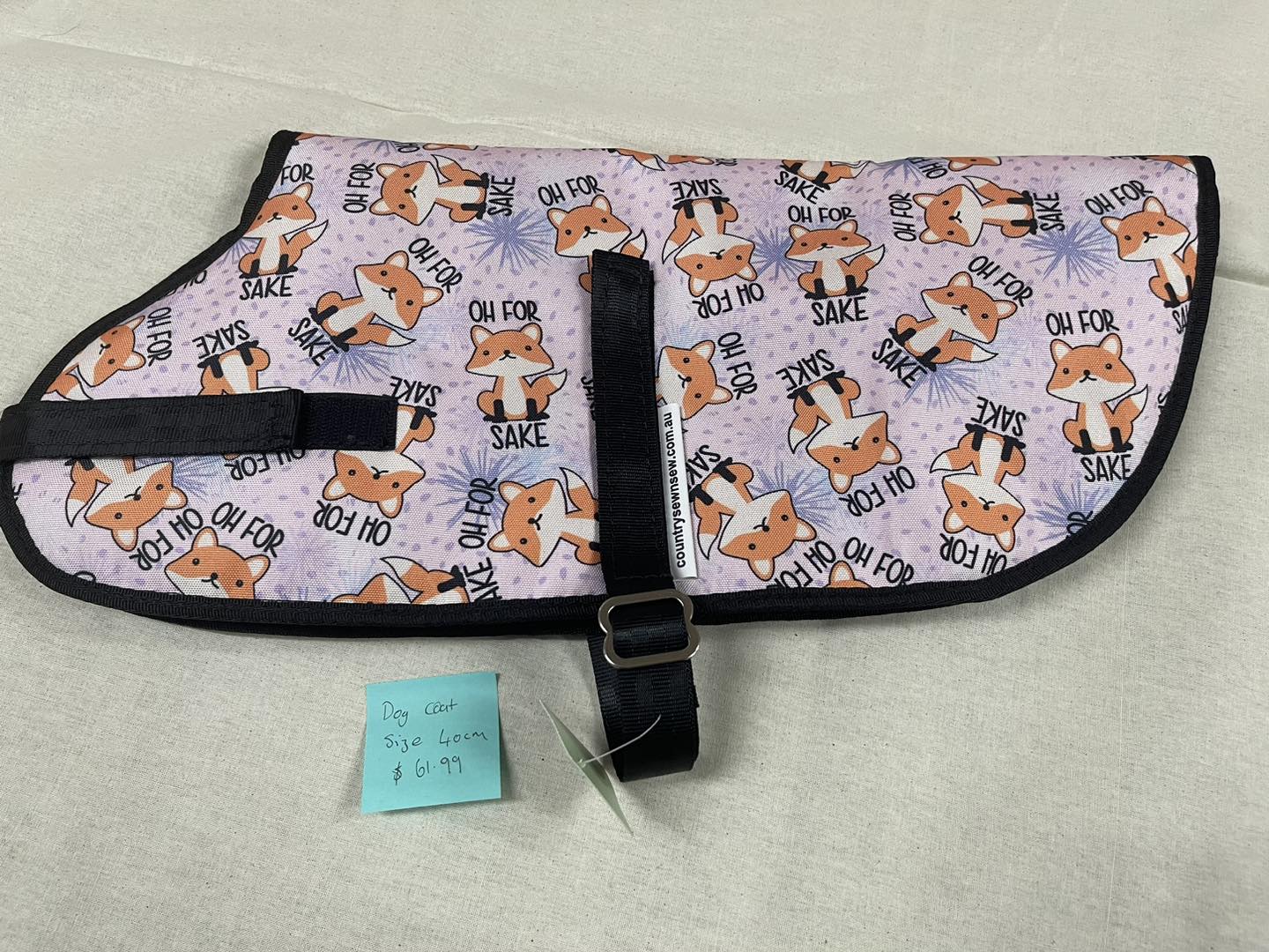 Ready made Dog Coat - Fox sake 40cm